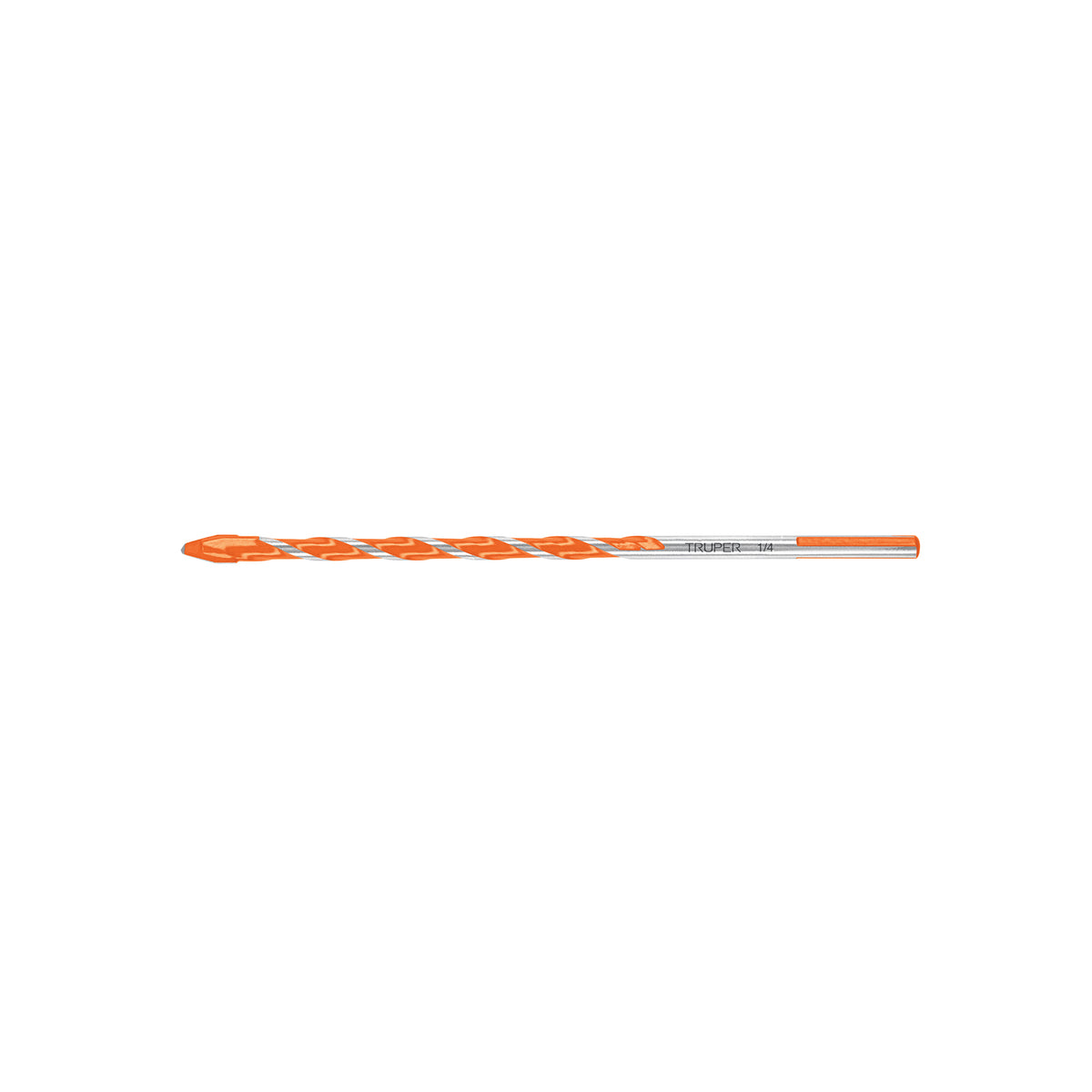 Broca multimaterial Truper con punta multiángulo de carburo de tungsteno y zanco P3