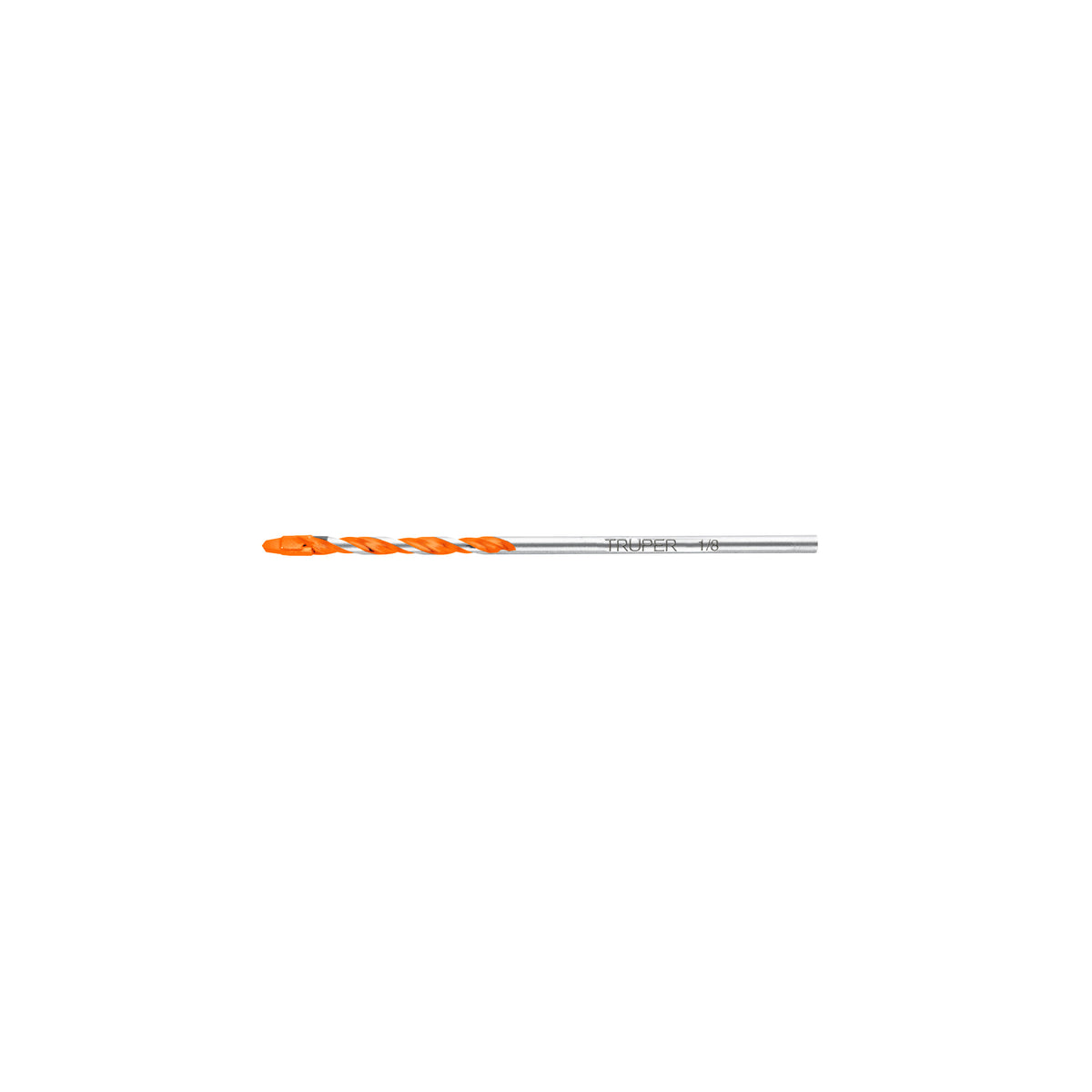 Broca multimaterial Truper con punta de carburo, 1/8 por 3 pulgadas