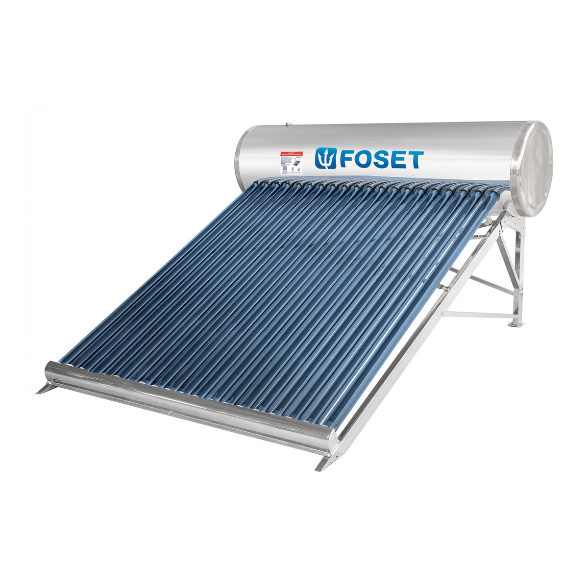 Calentador solar Foset de baja presion, 20 tubos al vacio, 240 litros
