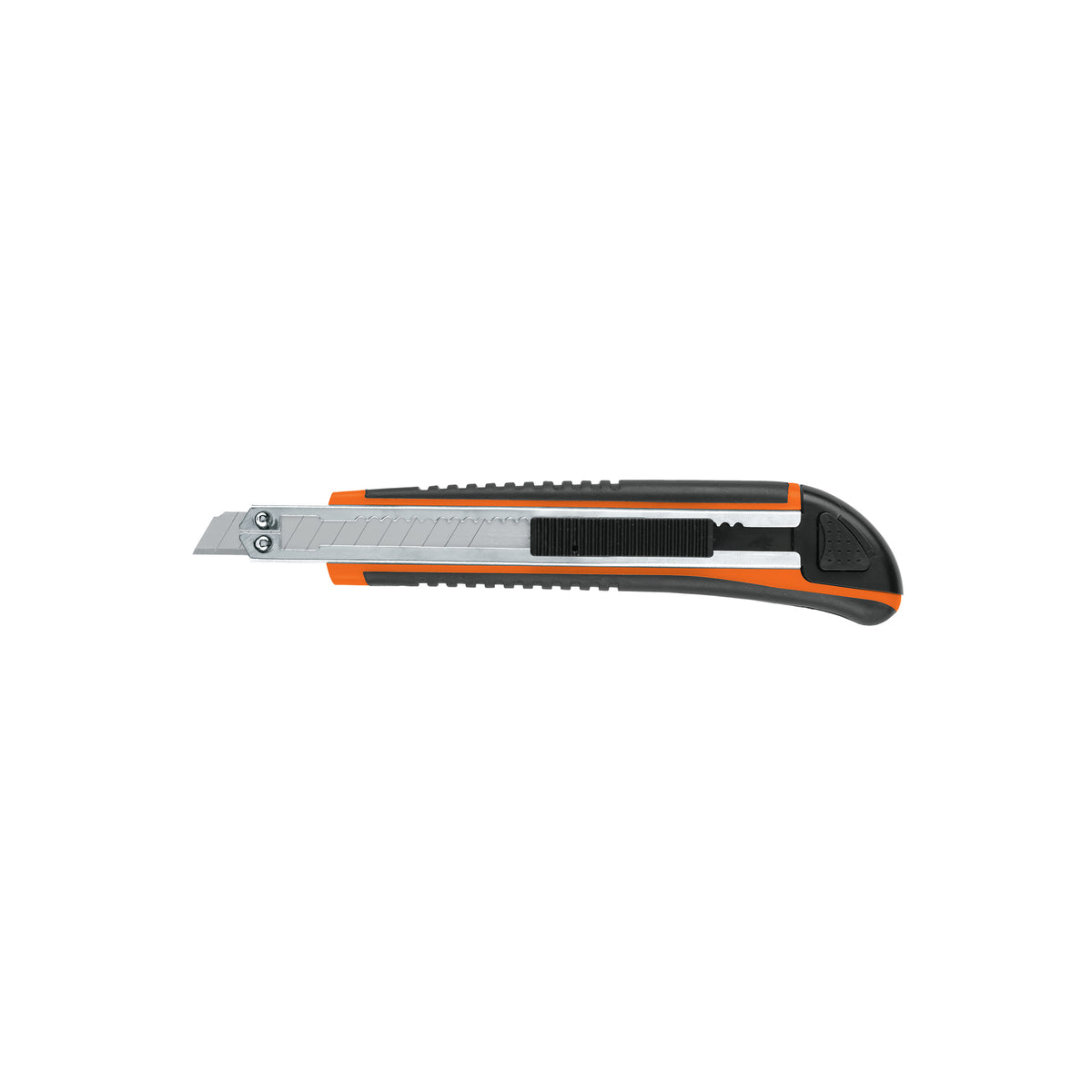 Cutter Truper de 9 mm con alma metalica y grip