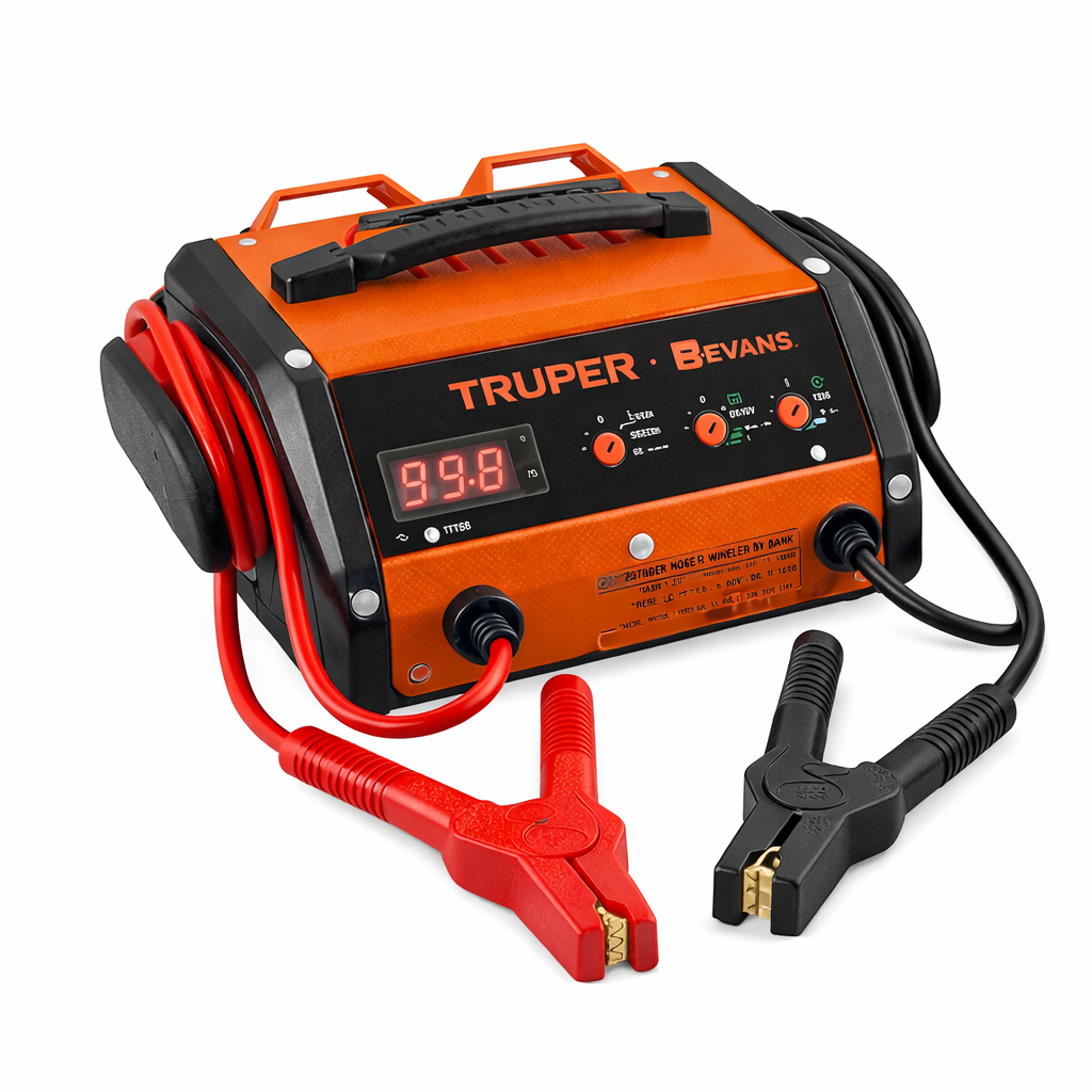 Cargador Automático de baterías 75A, 6V y 12V.