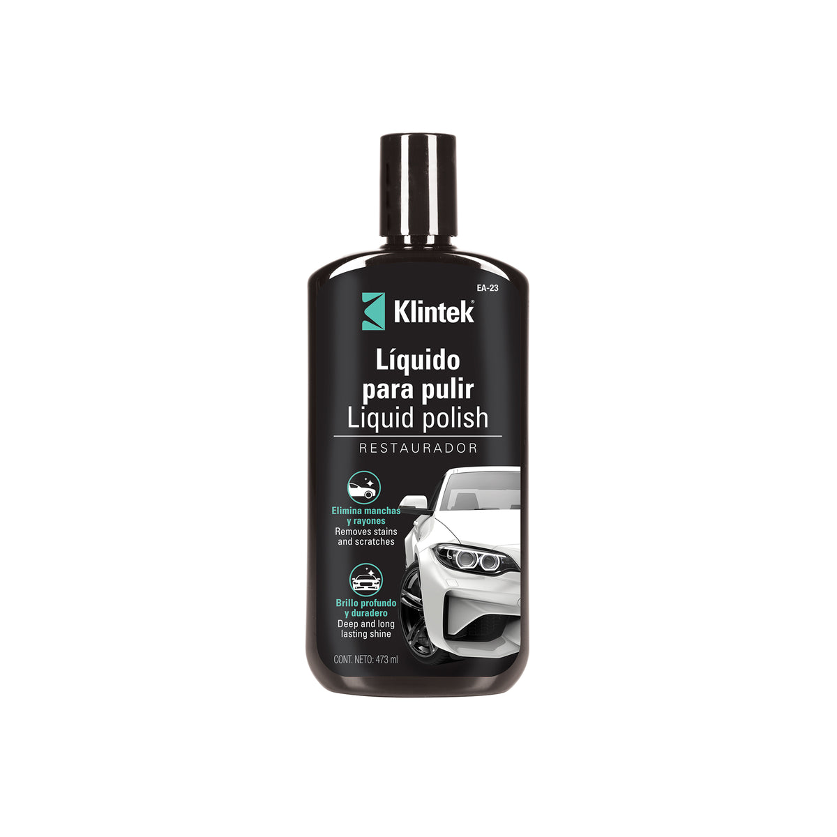 Polish y pasta pulidora Klintek para corregir rayones y restaurar brillo de pintura