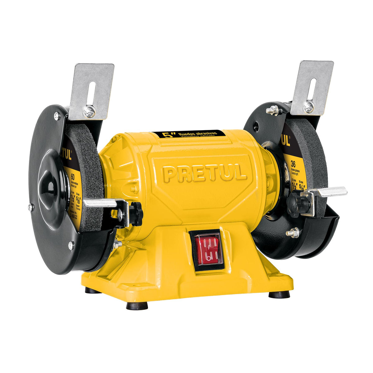 Esmeril de banco Pretul de 5 pulgadas con motor de 1/6 HP