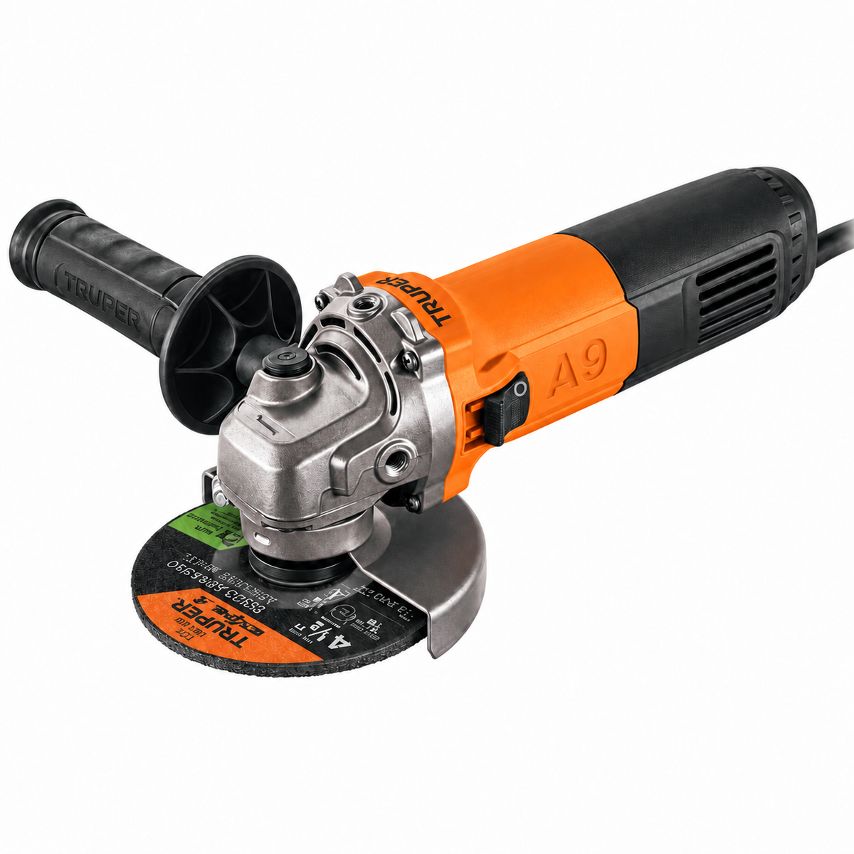 Esmeriladora Angular Truper PRO — Pulidora 4 1/2" y 7"