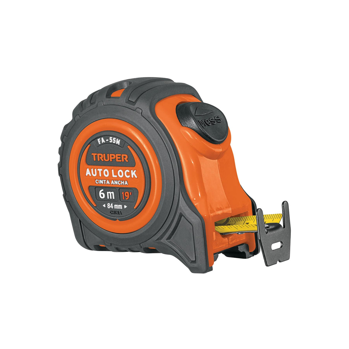 Flexometro Auto Lock Truper con freno automatico