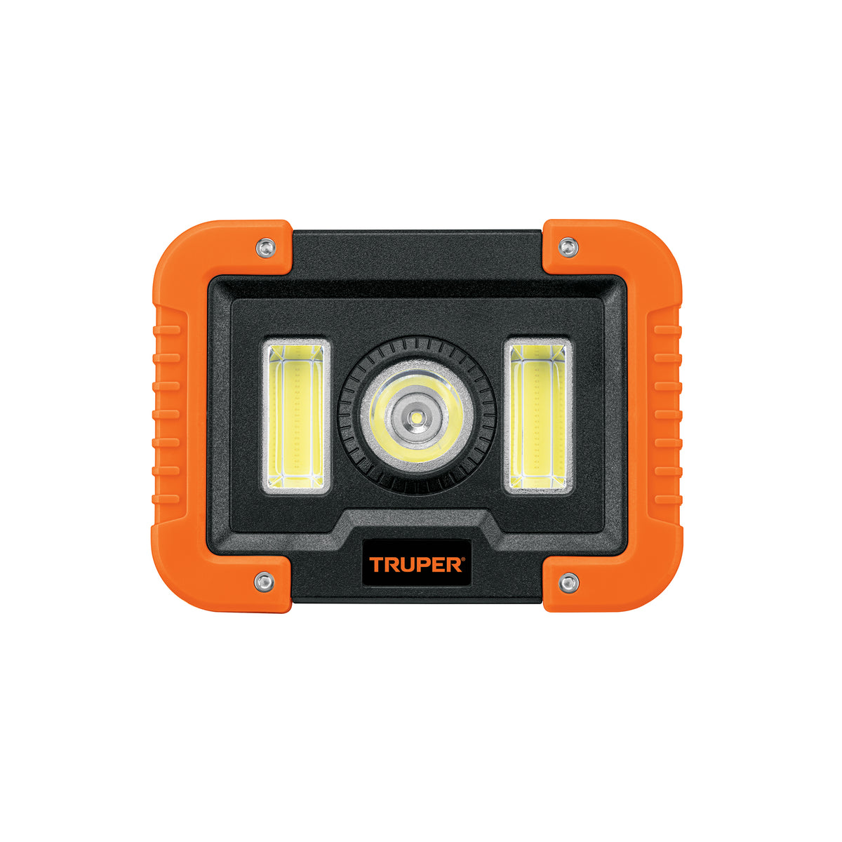 Lámpara de trabajo LED recargable Truper con sujeción magnética y rotación