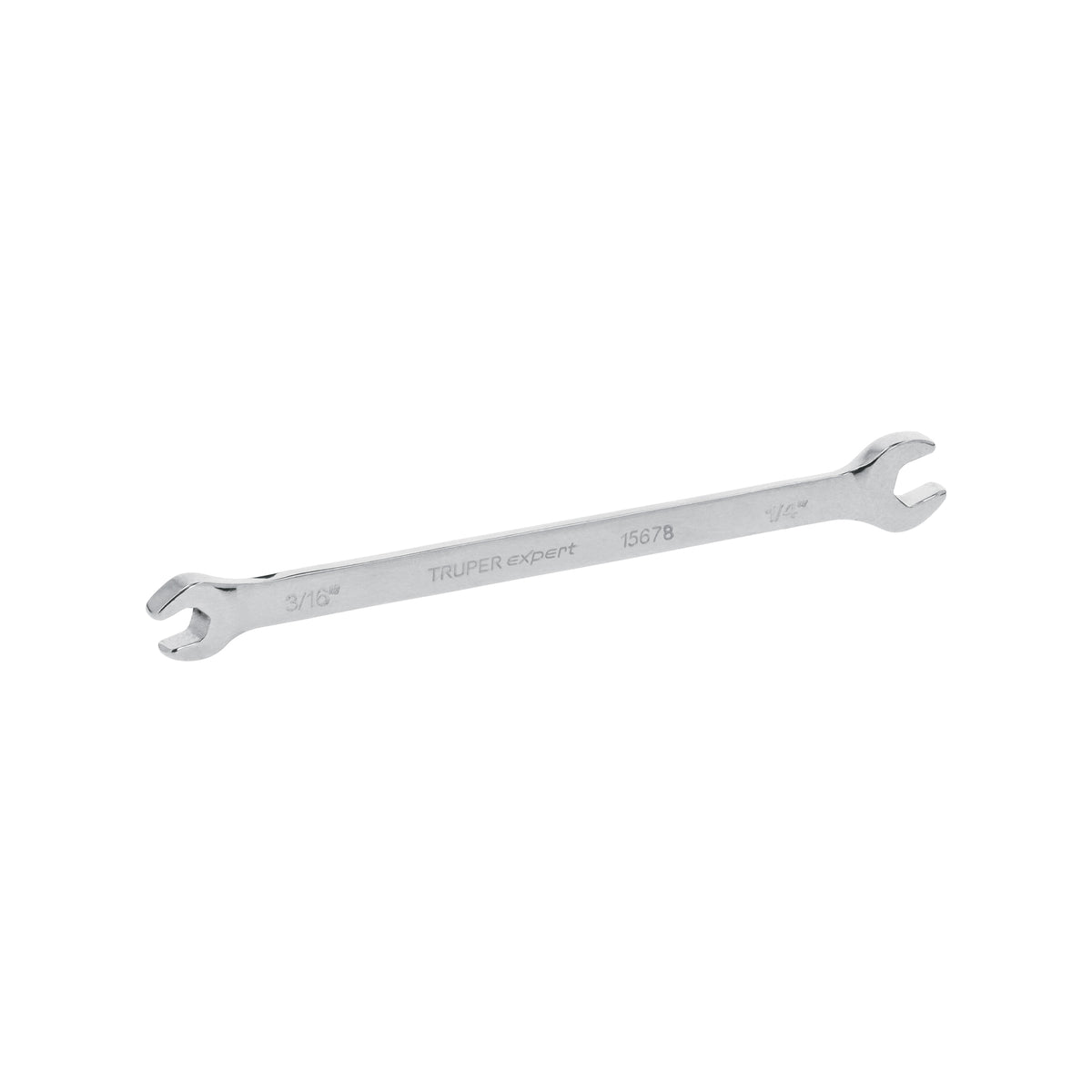 Llave espanola Truper Expert de cromo vanadio, 3/16 por 1/4 de pulgada