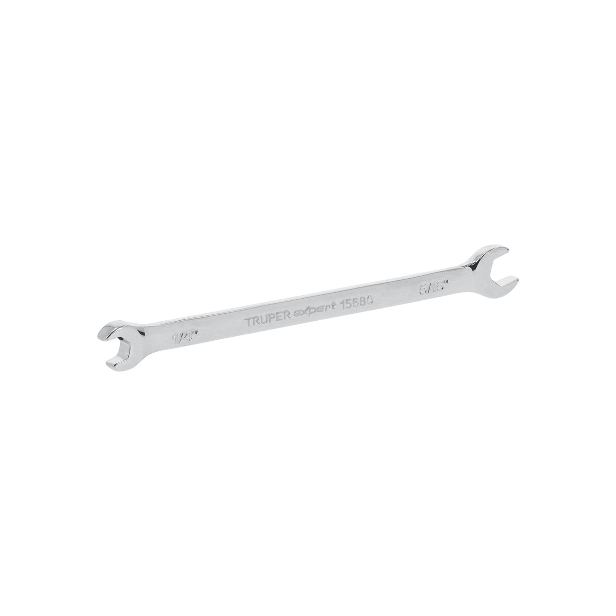 Llave espanola Truper Expert de cromo vanadio, 1/4 por 5/16 de pulgada