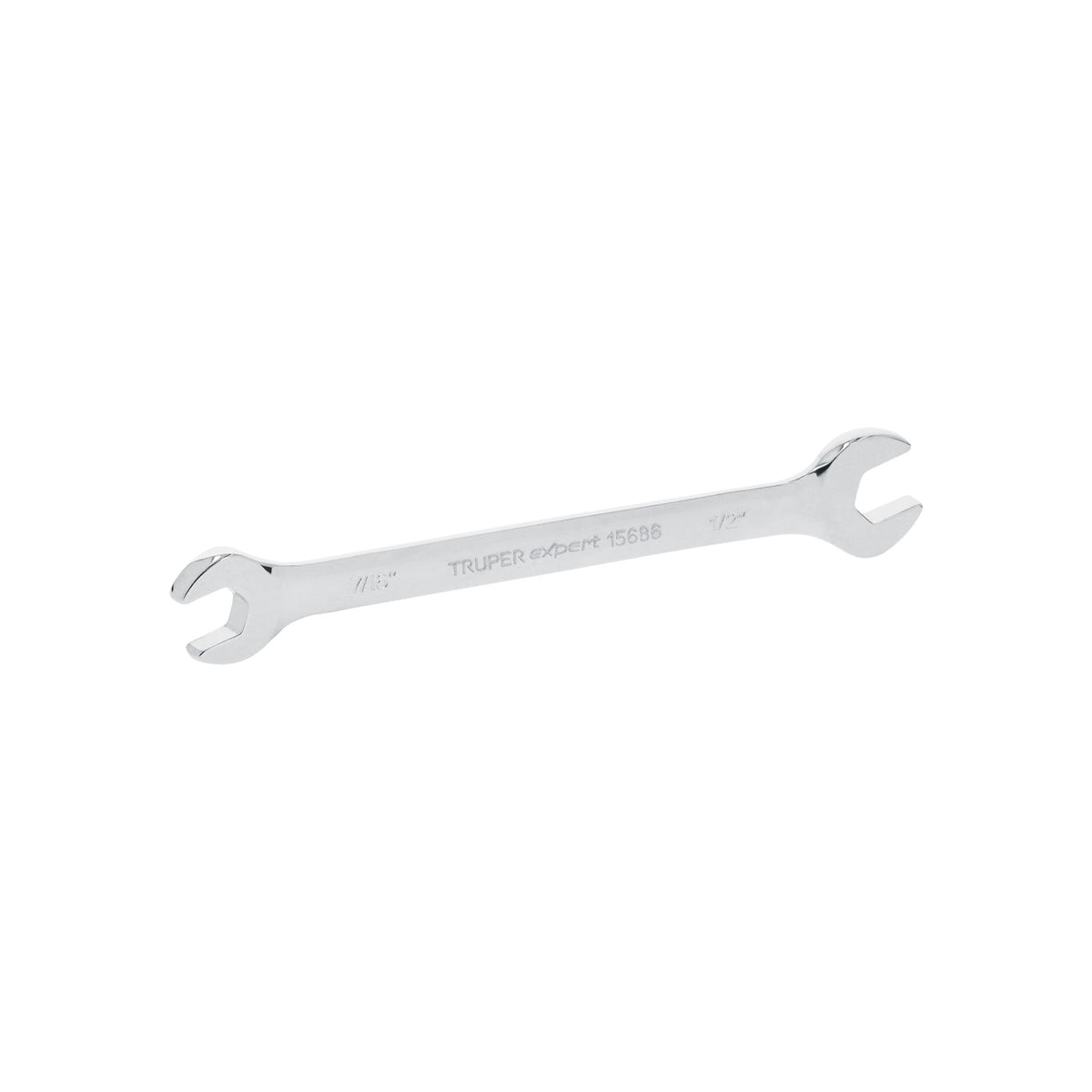 Llave espanola Truper Expert de cromo vanadio, 7/16 por 1/2 pulgada