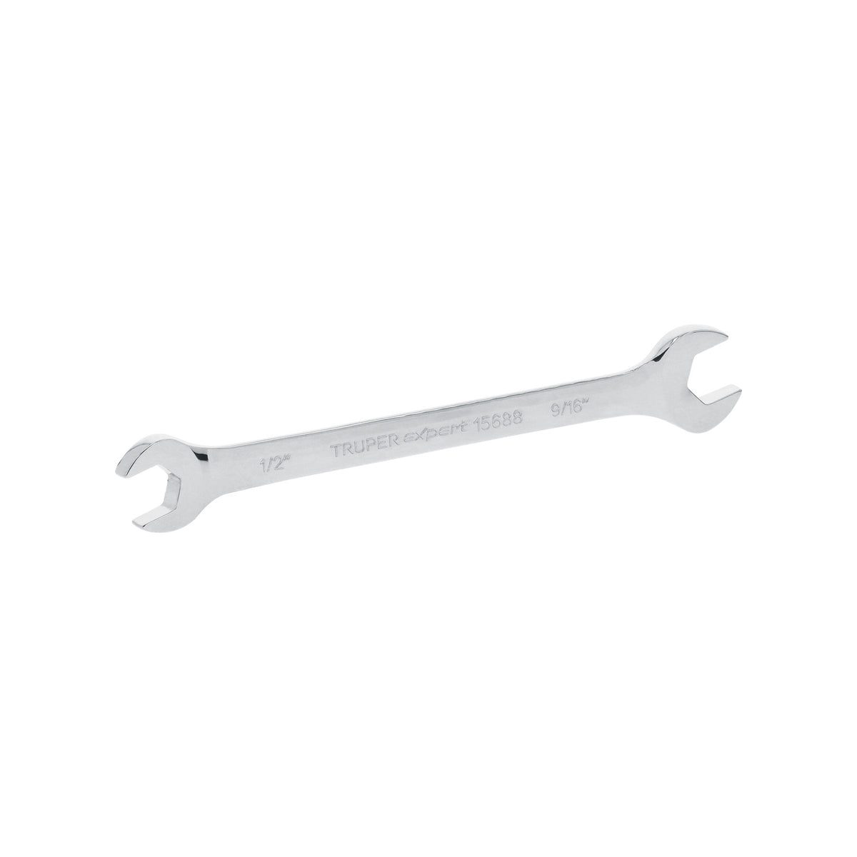 Llave espanola Truper Expert de cromo vanadio, 1/2 por 9/16 de pulgada