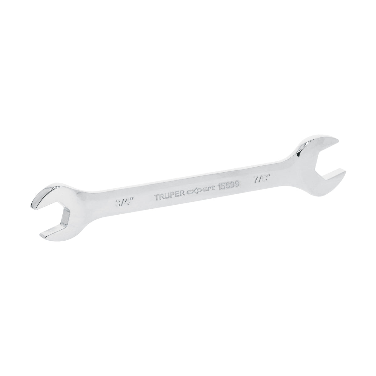 Llave espanola Truper Expert de cromo vanadio, 3/4 por 7/8 de pulgada