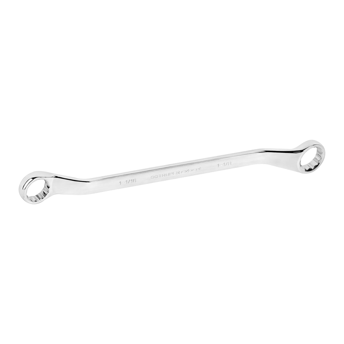 Llave de estrias Truper Expert de 12 puntas, 1 1/16 por 1 1/8 de pulgada