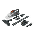 Aspiradora inalambrica para auto Truper Max de 20 V con accesorios y filtro