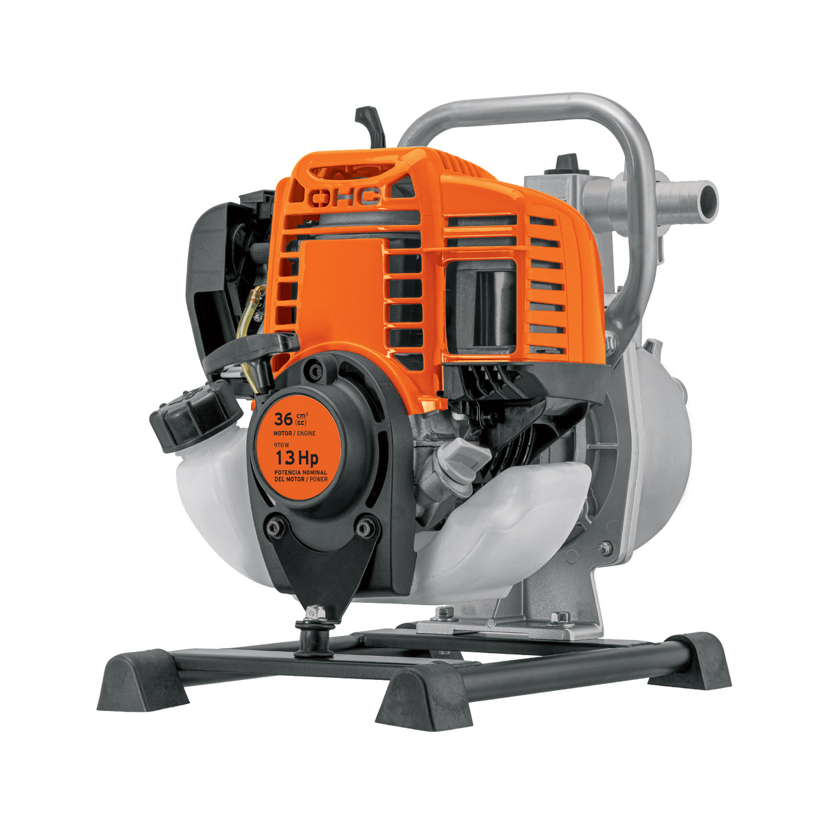 Motobomba de gasolina Truper de 1 pulgada, 1 1/2 HP a 4 tiempos, 110 litros por minuto