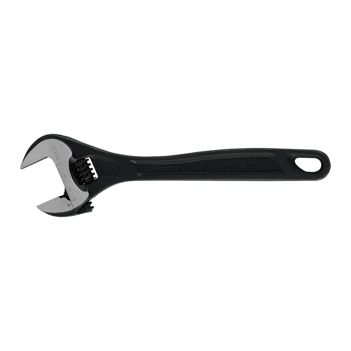 Llave ajustable perico Truper Expert pavonado de 12 pulgadas (30 cm)