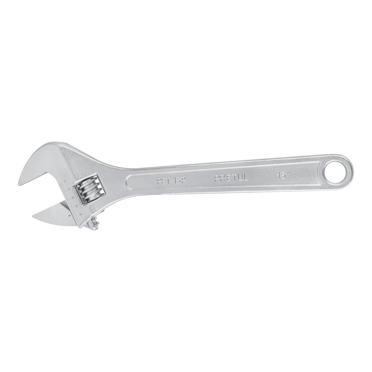 Llave ajustable perico Pretul cromado de 15 pulgadas (38 cm)