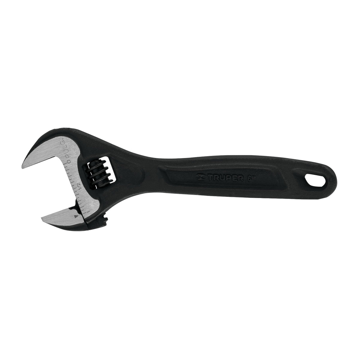 Llave ajustable perico Truper Expert pavonado de 6 pulgadas (15 cm)