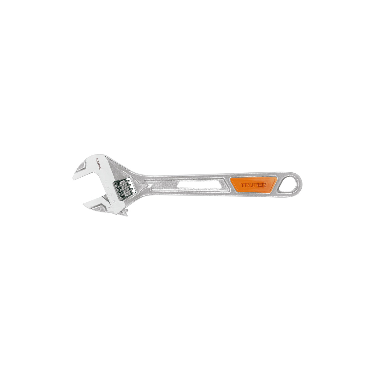 Llave ajustable perico Truper cromado de 8 pulgadas (20 cm)