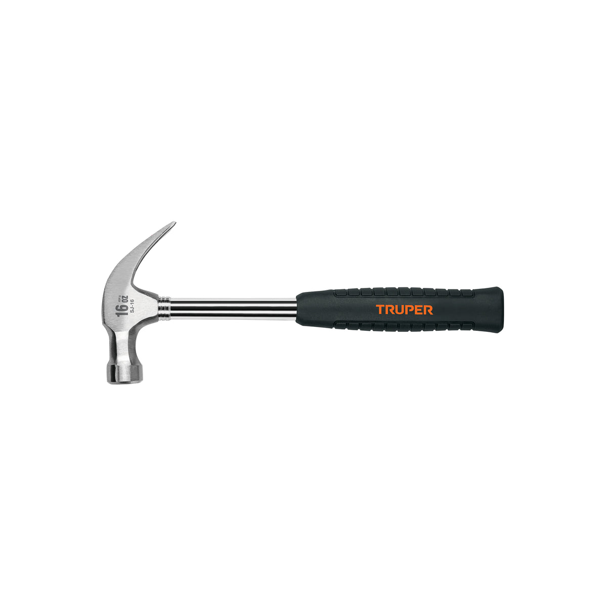 Martillo de una curva Truper de 16 onzas con mango TPR