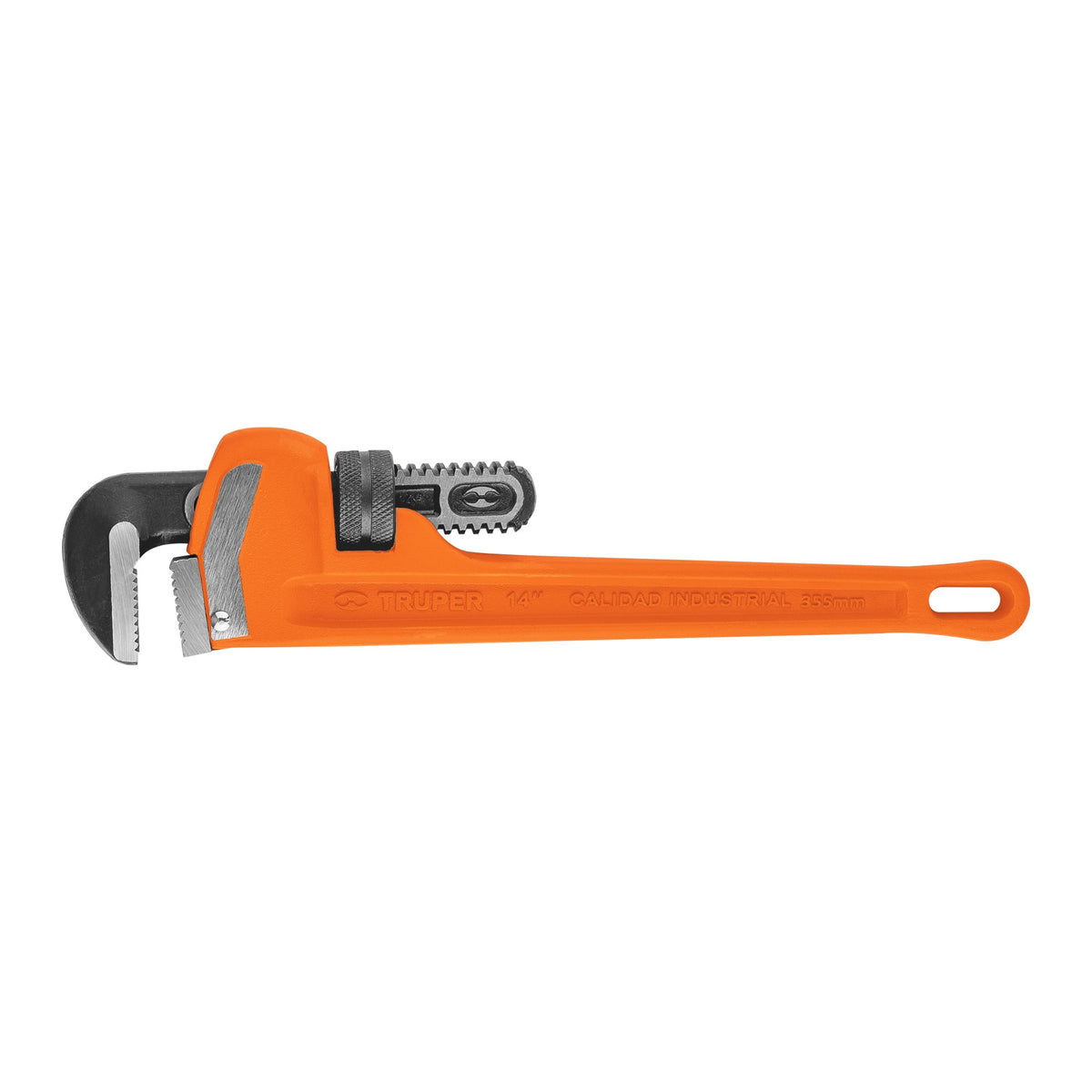 Llave stilson Truper de hierro ductil de 14 pulgadas (35 cm)