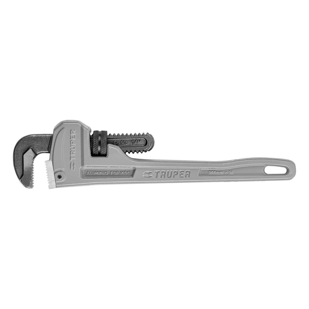 Llave stilson de aluminio Truper de 14 pulgadas (35 cm)